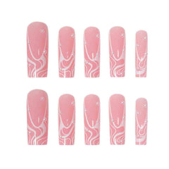 Foccna nail file with nails, easy shaping for precise at-home manicure results.