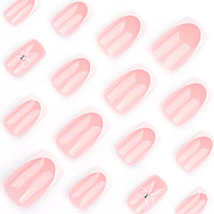 Foccna pink glossy finish close-up highlighting smooth salon-like look