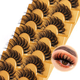 Focipeysa fluffy mink lashes 8D for voluminous, natural-looking eyes you can wear daily