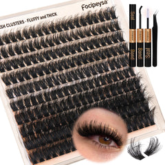 Focipeysa full volume lash kit packaging for at-home use and easy storage