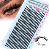 Focipeysa spike lash clusters 11-21mm bundle for dramatic manga-style eyes.