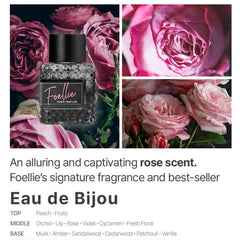 Foellie Eau de Bijou undergarment application, subtle scent for daily use.