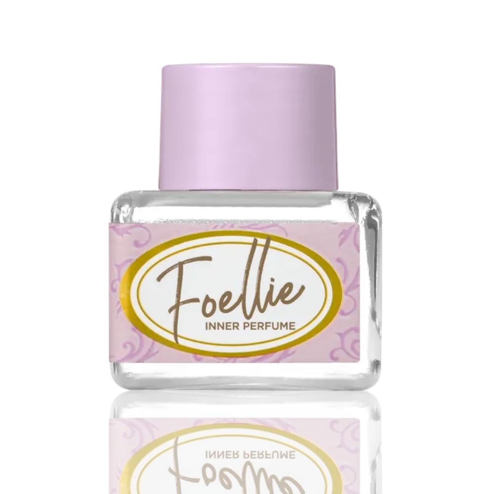 Foellie Eau de Tuileries bottle pour for easy undergarment fragrance
