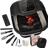 FOFOJOY foot spa remote control enables easy temperature and mode adjustments.