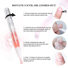 Fokostar cuticle oil pen Mango – nourishing, on-the-go cuticle care.
