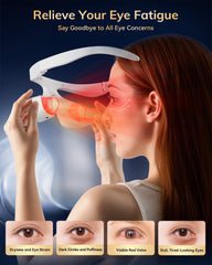 FOLOKE microcurrent eye mask delivering gentle stimulation for puffiness support