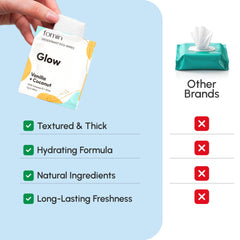 FOMIN wipes individually wrapped for purse, gym bag, or travel