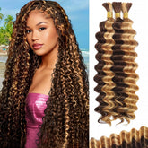 FONFUNY boho braiding hair—3 bundles for a fuller, salon-ready look.