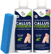 Foot Cure callus remover gel bottles soften thick skin for easier removal