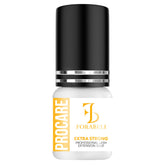 Forabeli Pro Care eyelash extension glue bottle ready for precise professional application.