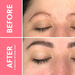 ForBrow bottle label highlighting vegan, cruelty-free formulation for brows