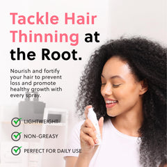 ForChics Hair Growth Serum routine usage with 2-3 sprays.