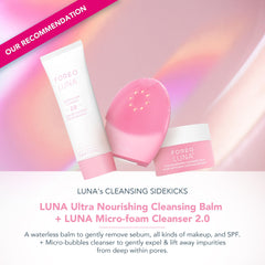 FOREO Luna 4 Plus app-controlled intensity for personalized cleansing routines.