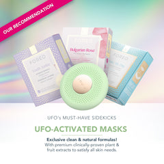 FOREO UFO 3 go with pre-programmed treatments for simple routines