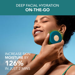 Foreo UFO 3 go warming therapy session to boost circulation and comfort.