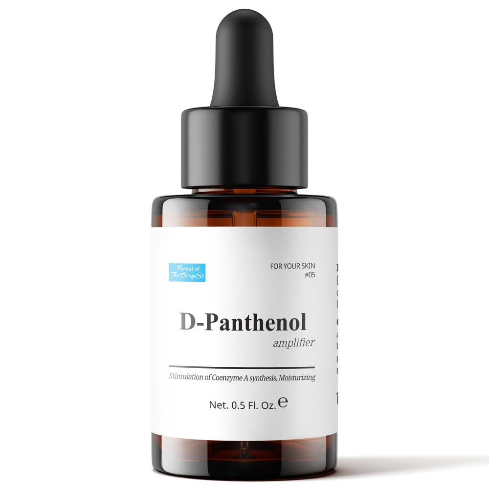 FOREST OF THE BORGES'S D-Panthenol serum bottle for skin hydration and hair care