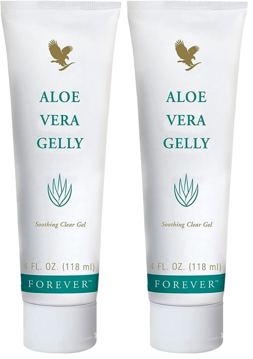Forever Living Aloe Vera Gelly pack of 2 bottles for gentle skin hydration