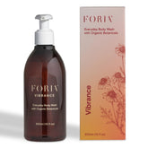 Foria Everyday Body Wash bottle showing a pH-friendly daily cleanse for sensitive skin.