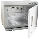 ForPro Premium hot towel warmer exterior in white for spa-ready towels