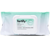 Fortify Skincare Zeolite Purify wipes remove dirt and oil on the go.