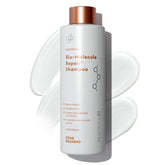 Four Reasons Bio-Molecule Bond Repair Shampoo bottle highlights color-treated hair moisture restoration.