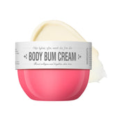 Fovcos Bum Cream bottle close-up with cute round design for easy grip.