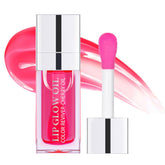Fovcos Hydrating Lip Oil bottle with silky shine and nourishing oils.
