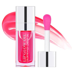 Fovcos Hydrating Lip Oil bottle with silky shine and nourishing oils.