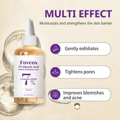 Fovcos toner with oil control and deep cleanse for all-day freshness
