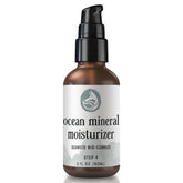 Foxbrim Naturals Ocean Mineral Moisturizer bottle delivering seaweed hydration.