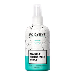 FoxyBae Sea Salt Spray bottle highlights ocean-inspired texture for beachy waves.
