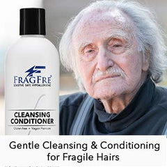 FRAGFRE fine hair volume closeup showing boost and lift