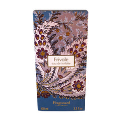 Fragonard Frivole EDT cap close-up showing elegant bottle finish