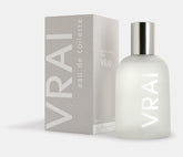 Fragonard VRAI top notes blend bergamot, verbena and lemon for a refreshing opening.