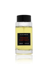 Fragrance World French Portrait bottle front view, elegant fragrance for refined evenings