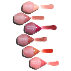 Freck Beauty Cheekslime closeup demonstrating buildable color intensity