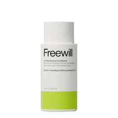 Freewill Curl Moisturizing Conditioner bottle pour for easy hydration of curls.