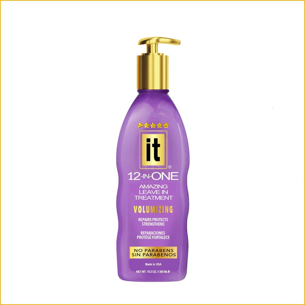 Freeze It IT 12-in-One volumizing bottle pump boosts fuller hair.