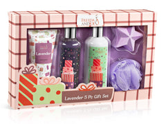 Freida and Joe lavender gift box showcasing a relaxing fragrance collection for gifting