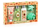 Freida and Joe fragrance bath gift box with warm vanilla for relaxing moments