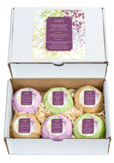Freida and Joe lavender relaxation bath bomb for a calming soak.