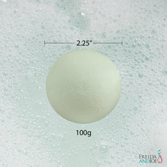 Freida and Joe vanilla detox bath bomb for a refreshing, comforting soak.