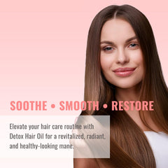 FRENCCIGA Detox Hair Oil Capsules deliver shinier, healthier-looking hair.