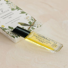 French Girl Nail & Cuticle Oil roller application demonstrating easy daily use.