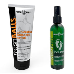 Fresh Body FB Fresh Balls Cream anti-chafing application for daily dryness and comfort.