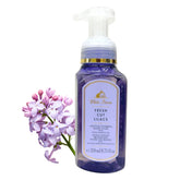 Fresh Cut Lilacs hand soap bottle pump for gentle cleansing and soft hands after every wash.