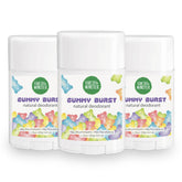 Fresh Monster kids deodorant application with a clear glide and odor protection.