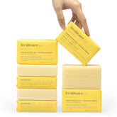 Freshwater Farm Australia lemon Myrtle honey soap bar packaging highlights eco-friendly wrapping and sustainable care.