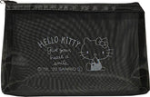 Friend Sanrio Hello Kitty cosmetic pouch with zipper, ideal for on-the-go makeup