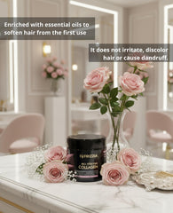 Frizzia hair smoothness and shine after use